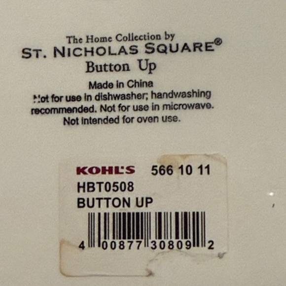 NWT St. Nicholas Square "Button Up" Hot Plate, Trivet, Wall Hanging NEW w/ tags - Picture 10 of 12